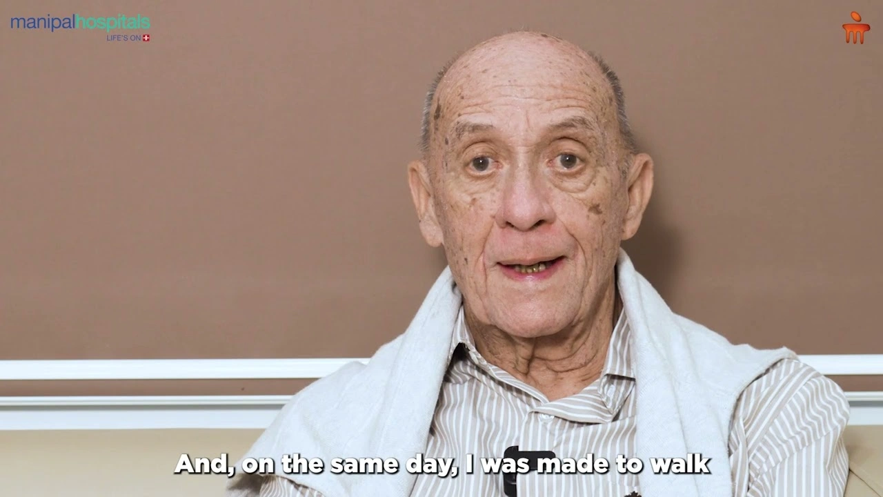 Robotic Spine Surgery Helps 78-Year-Old Walk Within Hours | Manipal Hospital Old Airport Road